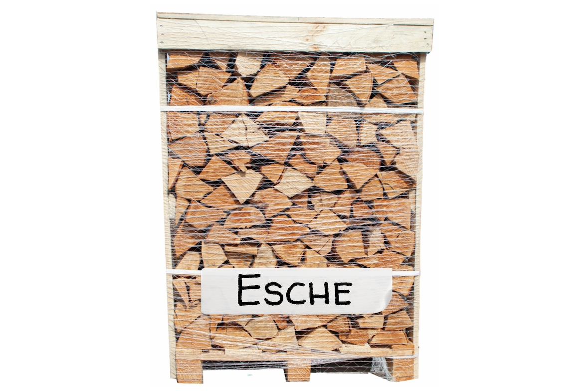 Brennholz Palette